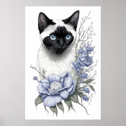 Siamese Cat Poster (Voorkant)