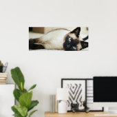 Siamese Cat Poster (Thuiskantoor)