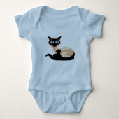 Siamese Cat Romper (Voorkant)