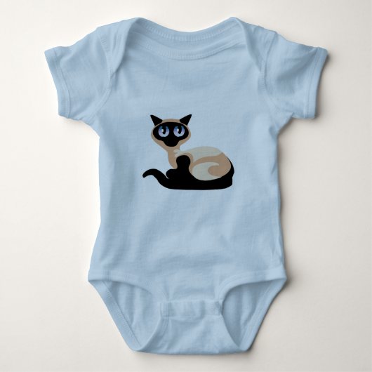 Siamese Cat Romper (Voorkant)