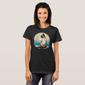 Siamese cat seal point siamese yoga postures t-shirt (Voorkant volledig)