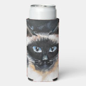 Siamese cat seltzer blikjeskoeler (Seltzer Achterkant)