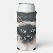 Siamese cat seltzer blikjeskoeler (Seltzer Voorkant)