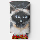 Siamese cat seltzer blikjeskoeler (Achterkant)