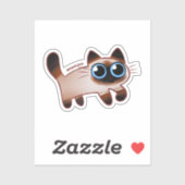 Siamese Cat sticker (Vel)