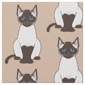 Siamese Cat Stof (Close Up)