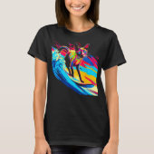 Siamese Cat Surf T-shirt (Voorkant)