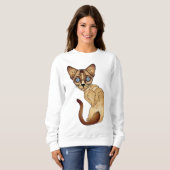 Siamese Cat Sweatshirt (Voorkant volledig)