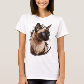 Siamese Cat T-shirt (Voorkant)