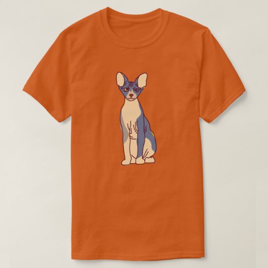 Siamese Cat T-Shirt (Design voorkant)