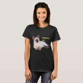 Siamese Cat T-shirt (Voorkant volledig)