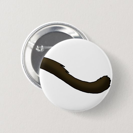 Siamese Cat Tail Ronde Button 5,7 Cm (Voorkant /achterkant)