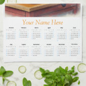 Siamese Cat Tea Time 2026 Tea Towel Calendar Theedoek (Gevouwen)