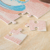 Siamese Cat & Tea Time Jigsaw Puzzle  Legpuzzel (Zijkant)