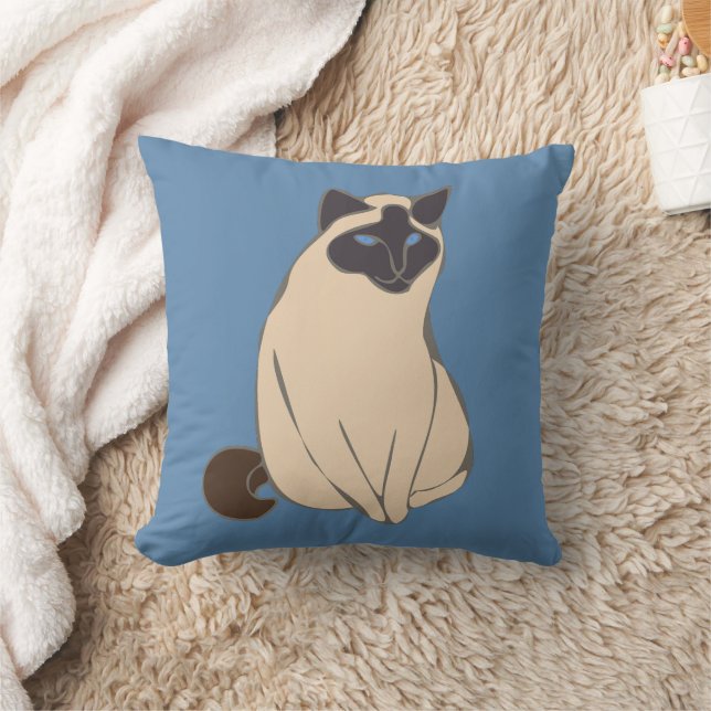 Siamese Cat Throw Pillow Kussen (Deken)