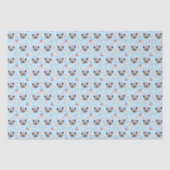 Siamese Cat Tissue Paper in Blue Tissuepapier (Voorkant)