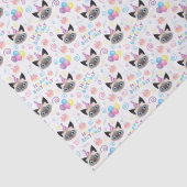Siamese Cat Tissue Paper in White Tissuepapier (Detail)