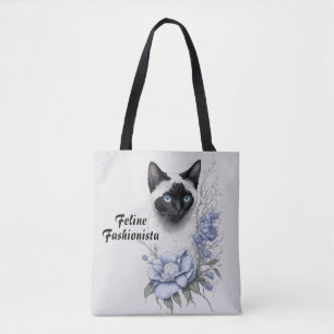 Siamese Cat Tote Bag