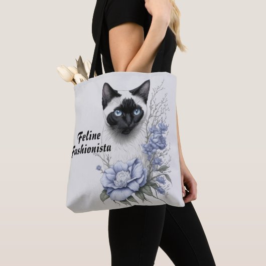 Siamese Cat Tote Bag (Dichtbij)
