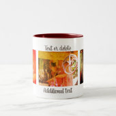 Siamese Cat Trio gepersonaliseerd Tweekleurige Koffiemok (Center)