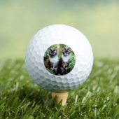 Siamese Cat Twins, Golf Ball Golfballen (Insitu Shirt)