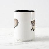 Siamese Cat Twins Tweekleurige Koffiemok (Center)