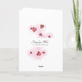 Siamese Cat Valentijn Be Mine Beer beroemd gemaakt Feestdagen Kaart (Achterkant)