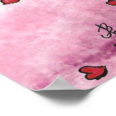 Siamese Cat Valentines Day by Bihrle Poster (Hoek)