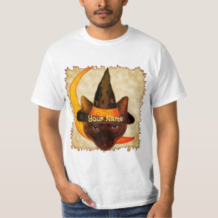 Siamese Cat Witch T-shirt