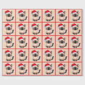 Siamese cat wrapping paper cadeaupapier (Vlak)