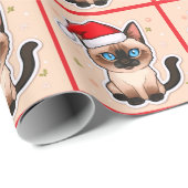 Siamese cat wrapping paper cadeaupapier (Rol Hoek)