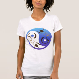 Siamese Cat Yin en Yang T-Shirt