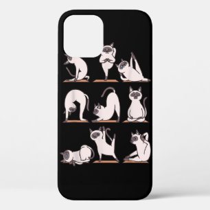 Siamese Cat Yoga T-Shirt Case-Mate iPhone Case