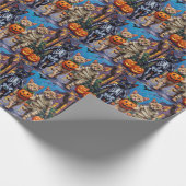 Siamese Cats Trick-or-Treating Halloween Costumes Cadeaupapier (Hoek)