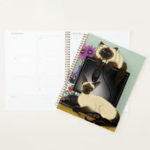 Siamese computer katten onheil planner (Display)