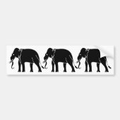 Siamese Elephant Bumpersticker (Voorkant)