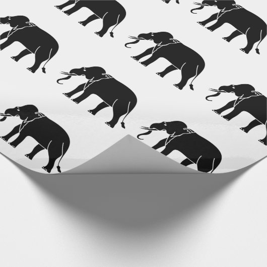 Siamese Elephant Cadeaupapier (Hoek)