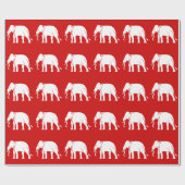 Siamese Elephant Cadeaupapier (Vlak)
