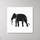 Siamese Elephant Canvas Afdruk (Voorkant)