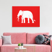 Siamese Elephant Canvas Afdruk (Insitu (Woonkamer))