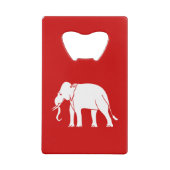 Siamese Elephant Creditkaart Flessenopener (Achterkant)
