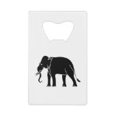 Siamese Elephant Creditkaart Flessenopener (Voorkant)