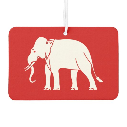 Siamese Elephant Luchtverfrisser (Achterkant)