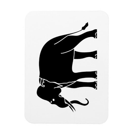 Siamese Elephant Magneet (Verticaal)