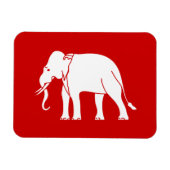 Siamese Elephant Magneet (Horizontaal)