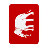 Siamese Elephant Magneet (Verticaal)