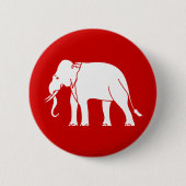Siamese Elephant Ronde Button 5,7 Cm (Voorkant)