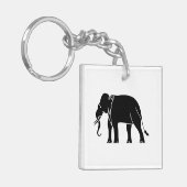 Siamese Elephant Sleutelhanger (Voorkant Links)