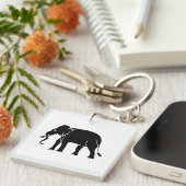 Siamese Elephant Sleutelhanger (Voorkant Rechts)