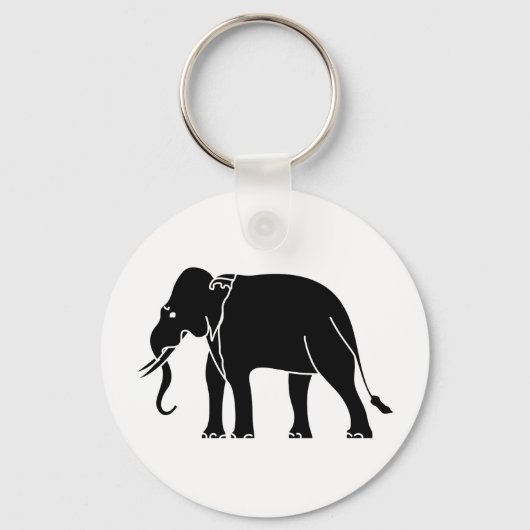 Siamese Elephant Sleutelhanger (Voorkant)